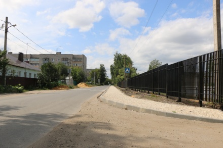 В округе №30 завершаются работы по обустройству тротуаров 