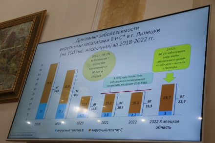 Депутатам горсовета рассказали о ситуации с вирусными гепатитами в Липецке