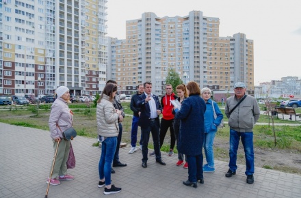 Благодаря нацпроекту в 29-м микрорайоне создают комфортные пешеходные зоны