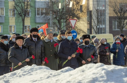 Память павших воинов-интернационалистов в Липецке почтили минутой молчания