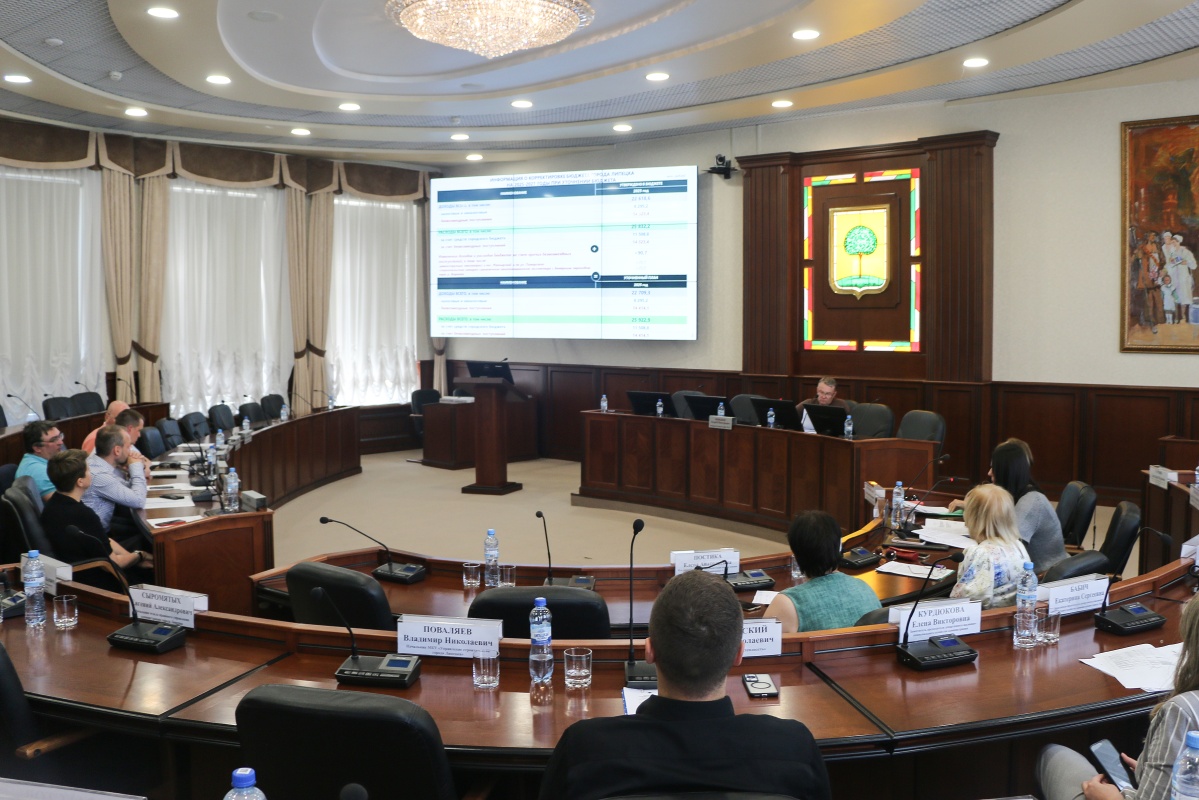 Депутаты горсовета корректируют бюджет Липецка под инфраструктурные проекты в сфере ЖКХ