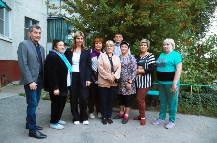  Встреча с участниками программы «Мой двор» состоялась в Матырском 