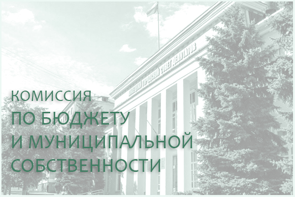 24 октября соберется комиссия по бюджету и муниципальной собственности 