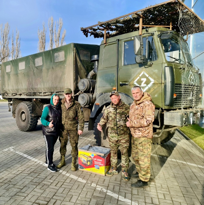 Депутат Андрей Выжанов отправил генератор для наших военных на фронт