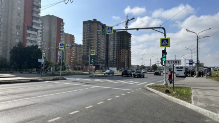 Благодаря нацпроекту на 9 улицах Липецка установили современные светофоры