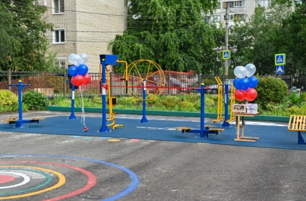 Новую спортивную площадку открыли на территории липецкой гимназии №12